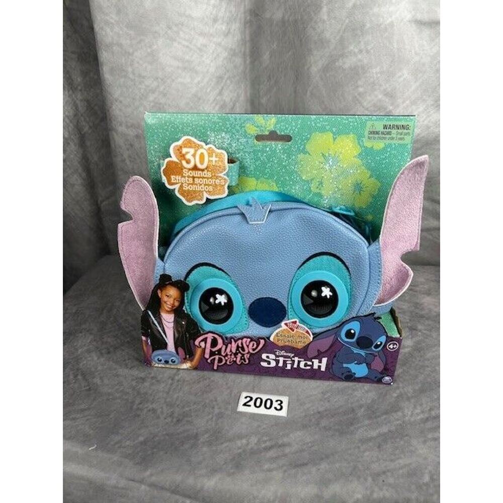 Purse Pets Disney Stitch Talks Blinks Responds 30 Sound Effects Lilo Movie Bag - Picture 3 of 3